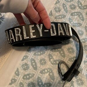 Harley Davidson jeweled belt size 1w never worn